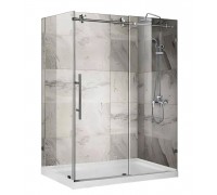 Душевая кабина без поддона Koer SR SC07-120x90x200-TR-01 прозрачное стекло Easy Clean 8 мм Хром (KR5370)