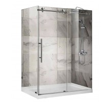 Душевая кабина без поддона Koer SR SC07-120x90x200-TR-01 прозрачное стекло Easy Clean 8 мм Хром (KR5370)