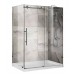 Душевая кабина без поддона Koer SR SC07-120x90x200-TR-01 прозрачное стекло Easy Clean 8 мм Хром (KR5370)