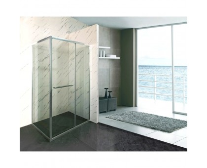 Душевая кабина Mixxus Premium Quadro SC01-120x80x195-TR Chrome (MI8291) стекло 6 мм