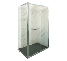Душевая кабина Mixxus Premium Quadro SC01-120x80x195-TR Chrome (MI8291) стекло 6 мм