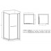 Душевая кабина Mixxus Premium Quadro SC01-120x80x195-TR Chrome (MI8291) стекло 6 мм
