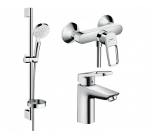 Набор смесителей для душа HANSGROHE Logis Loop 100 71151000+71247000+26553400