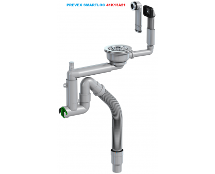 Сифон для одинарной мойки Prevex Smartloc (41K13A21)