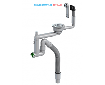 Сифон для одинарной мойки Prevex Smartloc (41K13A21)