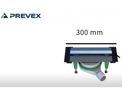 Линейный отрезной желоб Prevex EasyLine Classic 350-870 мм (EL-CLBR08A-003)