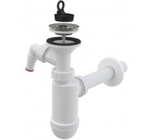 Сифон для раковины Alcaplast A410P со штуцером