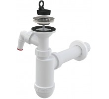 Сифон для раковины Alcaplast A41P со штуцером