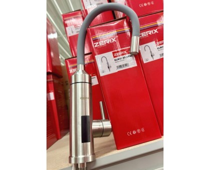 Электрический проточный кран Zerix ELW35-EF-G 3,3 кВт (ZX5642) 