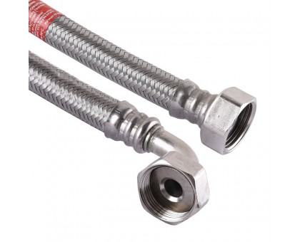 Шланг водяной усиленный угловой TUCAI 3/4"x3/4" ВВ 0,6м TAQ SUPER CODO