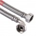Шланг водяной усиленный угловой TUCAI 3/4"x3/4" ВВ 0,6м TAQ SUPER CODO