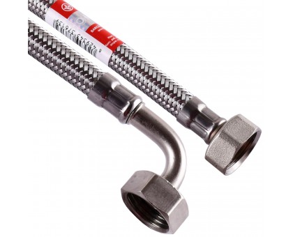 Шланг водяной угловой TUCAI 1/2"x1/2" ВВ 1,0м