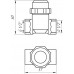 Фильтр грубой очистки прямой SOLOMON ВВ 1/2"