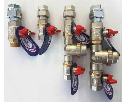 Комплект кранов фильтров Sоlоmon для подключения газовых котлов