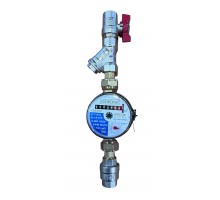 Счетчик холодной воды Gidrotek E-T 1,6U 1/2″ с комплектом подключения HLV