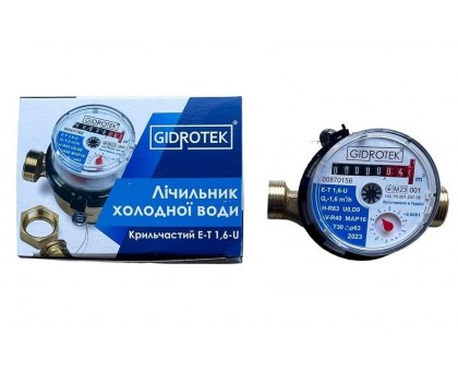 Счетчик холодной воды Gidrotek Е-Т 1,6-U (110) 