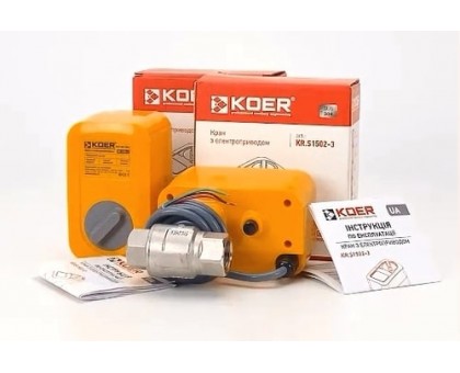 Комплект защиты от протечки воды Koer KR.1502.SET SMART Wi-Fi (KR5565)