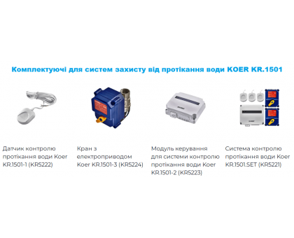 Модуль контроля протечки воды Koer KR.1501-2 (KR5223)