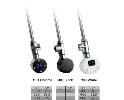 ТЭН OnlyHeat Argent Chrome 300 Вт 1/2" 31.5 см с тройником
