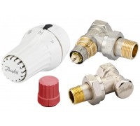 Комплект угловой Danfoss RA-N + RAE-C + RLV-S 1/2" (013G5173)