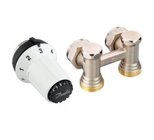 Комплект нижнего подключения угловой Danfoss RAS-C+RLV-KS 013G5276