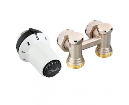 Комплект нижнего подключения угловой Danfoss RAS-C+RLV-KS 013G5276