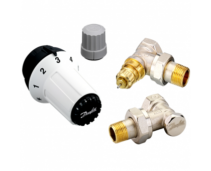 Термоголовка Danfoss RA-FN 1/2" угловой комплект 013G5253
