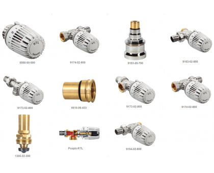 Клапан термостатичний кутовий Heimeier 1/2" ЗВ RTL 9173