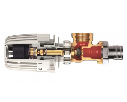 Клапан термостатичний кутовий Heimeier 1/2" ЗВ RTL 9173