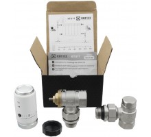 Термостатический комплект угловой с антипротечкой Raftec 1/2" KTU11