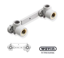 Комплект для смесителя настенный WAVIN Ekoplastik 20х1/2" SNKD02020X