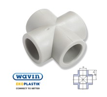 Крестовина WAVIN Ekoplastik 20 SKRI020XXX