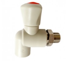 Радиаторный угловой кран WAVIN Ekoplastik 20х1/2" SVER020KXX