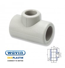 Тройник редукционный WAVIN Ekoplastik 25х20х25 STKR02520X