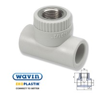 Тройник с ВР WAVIN Ekoplastik 20х1/2" STKI02020X