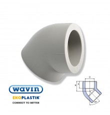 Угол WAVIN Ekoplastik 45x20