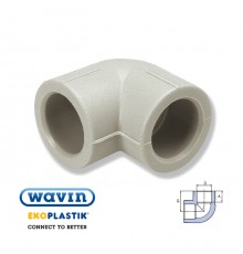 Угол WAVIN Ekoplastik 90x20