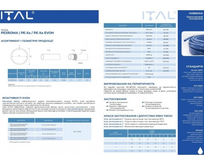 Труба ITAL PEXROMA Therm PE-Xa EVOH 16x2.0 мм 600 м (IP6002016XAE) 