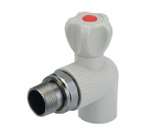 Кран радиаторный угловой KOER K0158.PRO 25х3/4