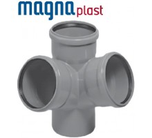 Каналізаційна хрестовина кутова Magnaplast HTplus 110x110x110, 67° (11450)