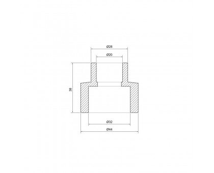Муфта редукционная Thermo Alliance DSB102 32х20