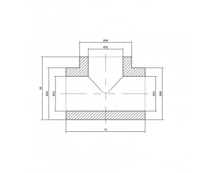 Тройник Thermo Alliance DSC003 32