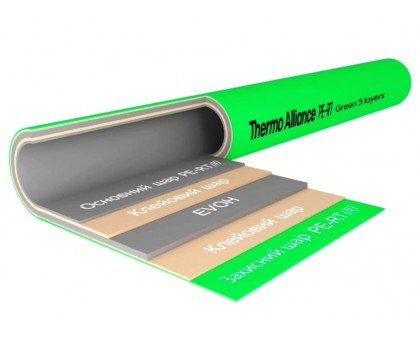 Труба Thermo Alliance Forte PE-RT EVOH GREEN 16×2,0 мм 600 м 5-ти шаровая Испания