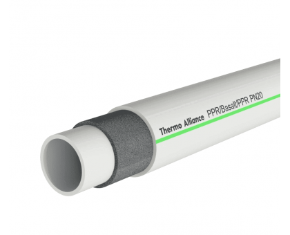 Труба PPR Thermo Alliance PP-RCT Basalt SDR 6 25x2,8 мм PN20 стекловолокно