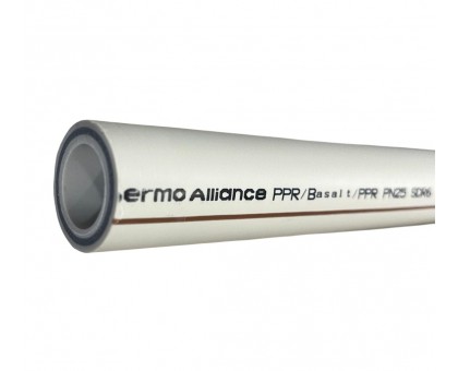 Труба полипропиленовая Thermo Alliance Glass Fiber SDR 6 PN25 20х3,4