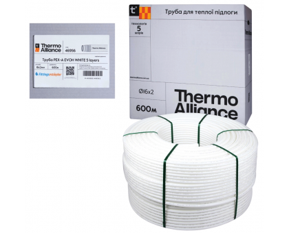 Труба Thermo Alliance PEX-A EVOH WHITE 16x2 600м 5 слоев