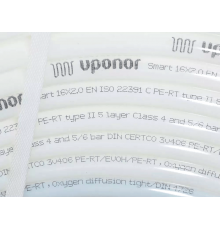 Труба для теплого пола UPONOR SMART PE-RT UFH-PIPE Ø16 x 2,0 мм 640 м (1086576)