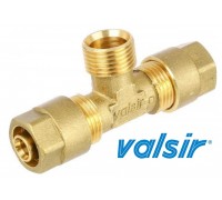 Тройник с наружной резьбой VALSIR PEXAL 2.25 16х1/2"х16 (101207)