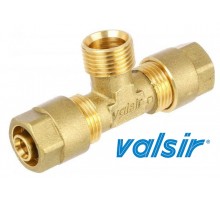 Тройник с наружной резьбой VALSIR PEXAL 16х1/2"х16 (101208)