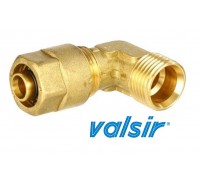 Угол с наружной резьбой VALSIR PEXAL 16х1/2" (101008)